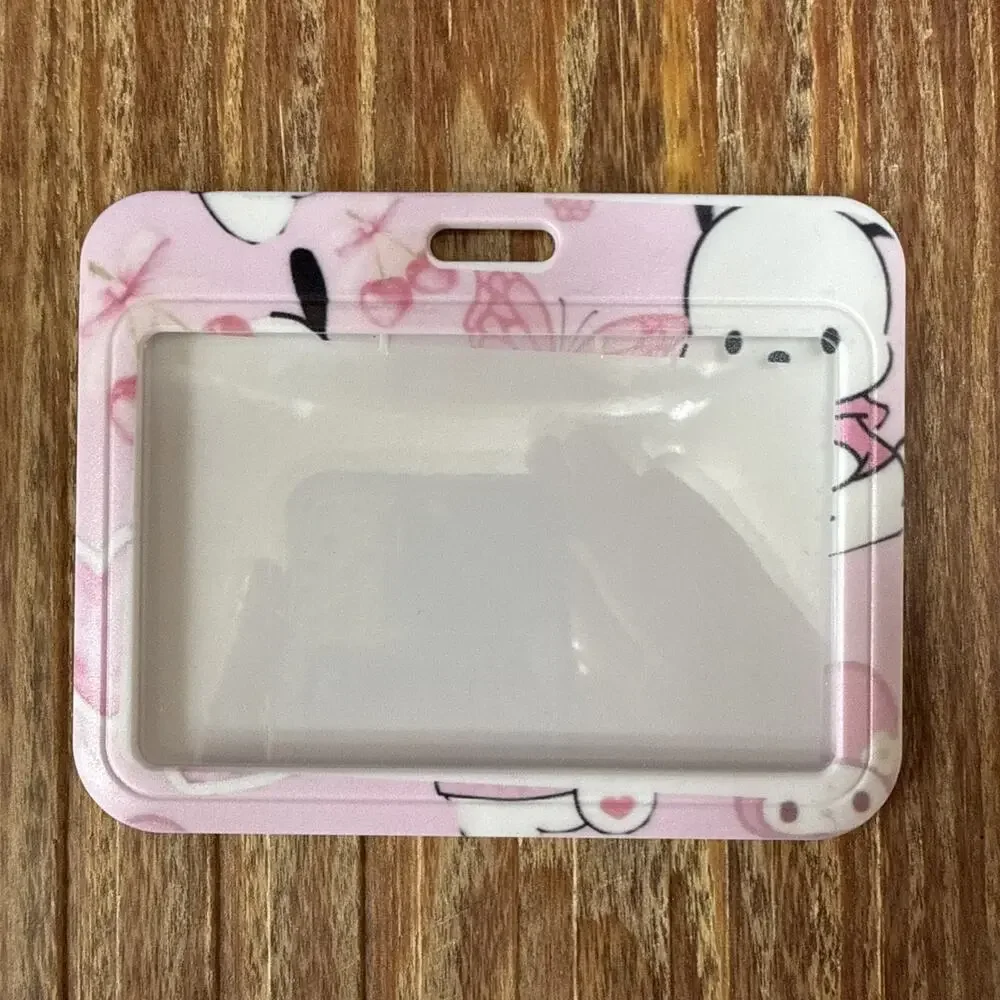 Pink Pochacco Badge ID Holder